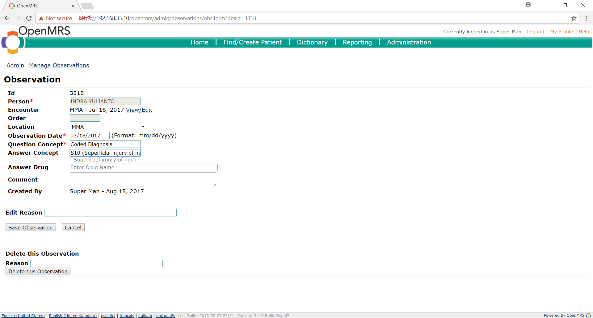 High Cpu Usage After Updating Patient Coded Diagnosis In Openmrs Ask Openmrs Openmrs Talk