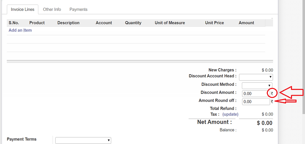 How To Change Symbol Of The Currency create Invoice Bahmni 