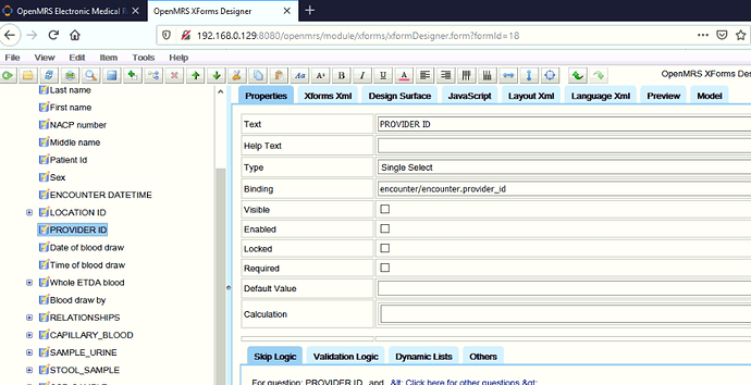 Linking Provider with userid