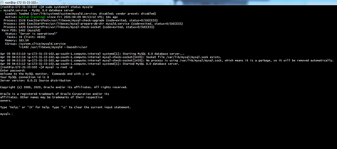 MySQL Status