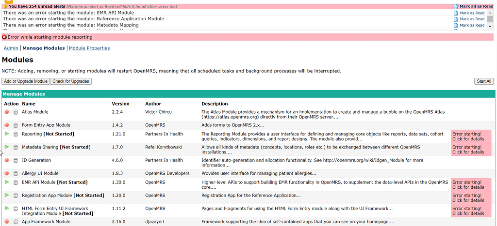 Error running reporting module on master branch - Ask OpenMRS - OpenMRS ...