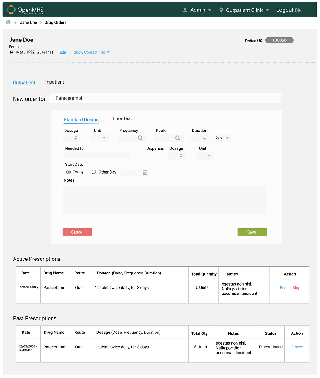 Ui Framework Bakeoff Requirements Documentation Openmrs Wiki