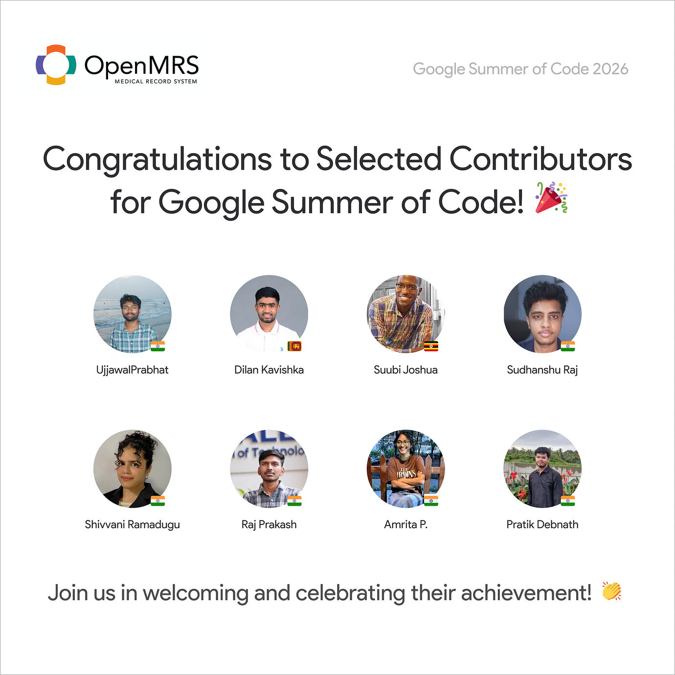 Meet Our GSoC 2026 Contributors and Their Projects 🚀 - Community ...