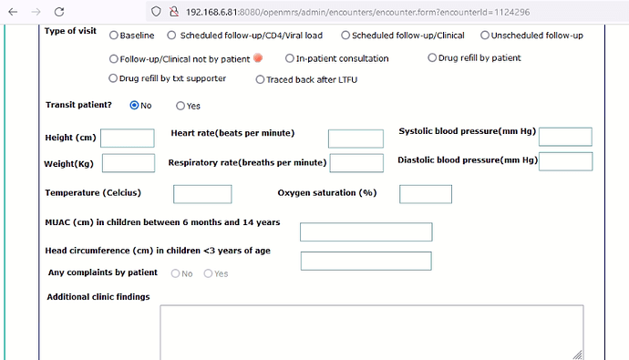 xform missing values