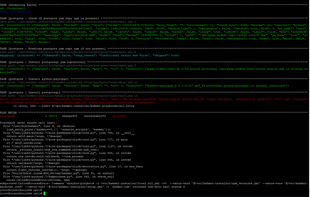 task-postgres-install-postgresql-no-package-matching