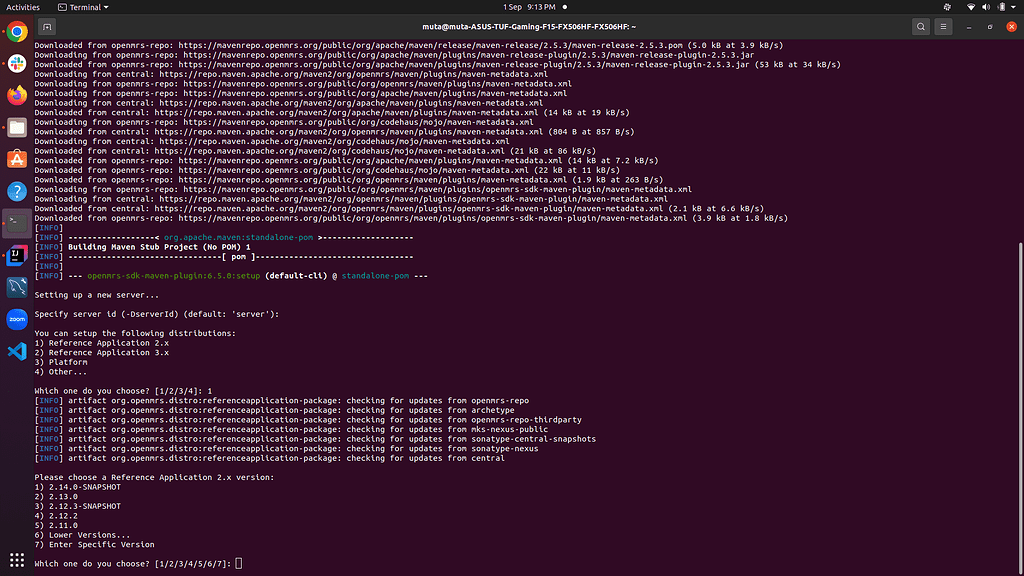 Getting an Error while running refApp 2.14.0-SNAPSHOT via Sdk ...
