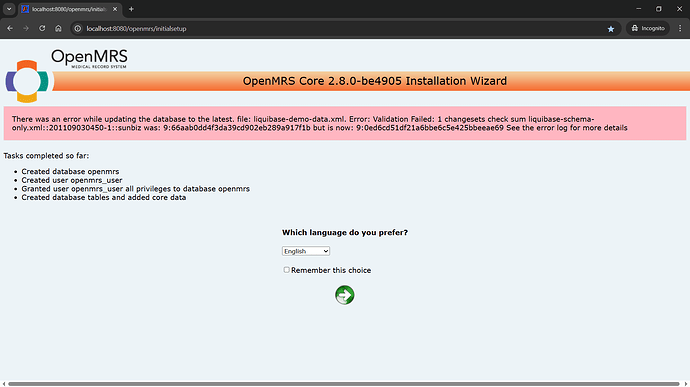 localhost_8080_openmrs_initialsetup - Google Chrome 27_04_2025 15_26_35