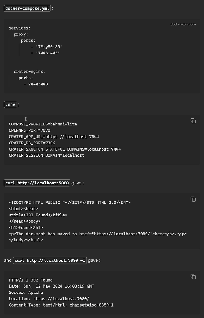 Bahmni docker installation along existing nginx reverse proxy bahmni