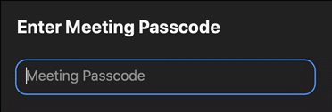 ZoomPasscode