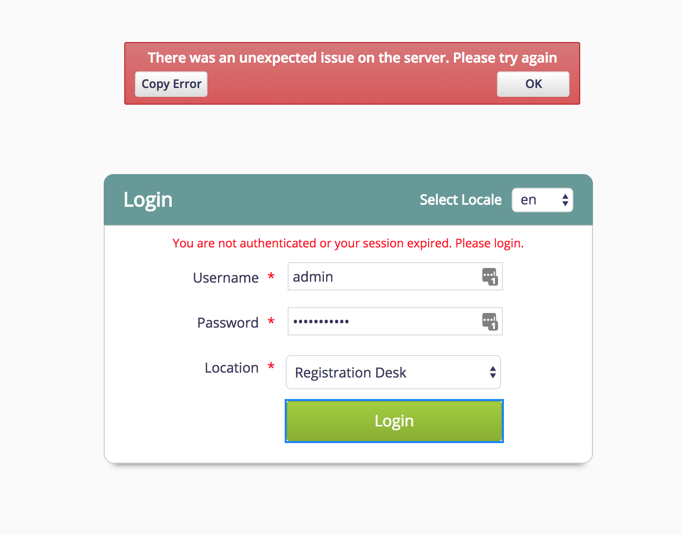 How to Resolve: There was An Unexpected Error with the Login Session