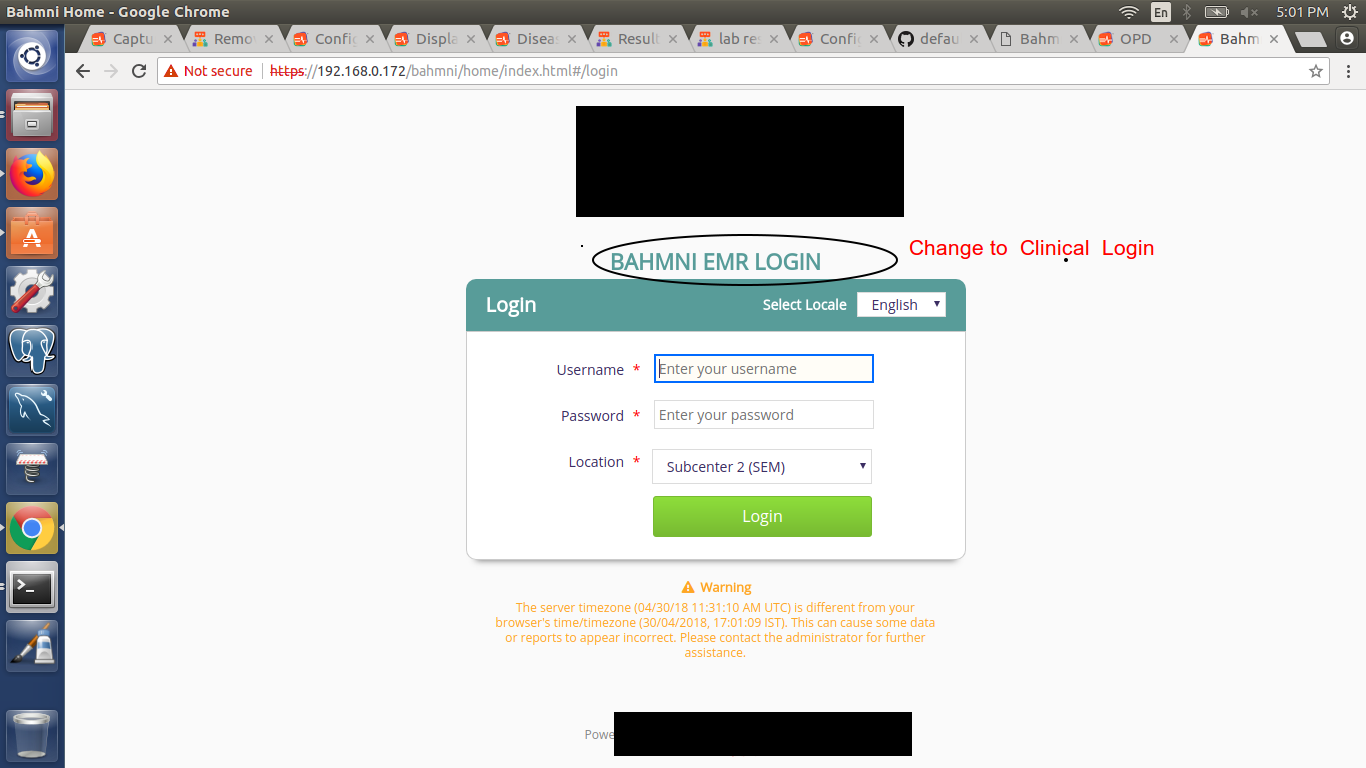 How To Change Bahmni EMR Login Title Change Bahmni OpenMRS Talk