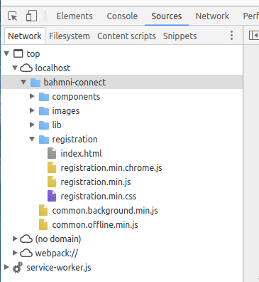 registration page sources