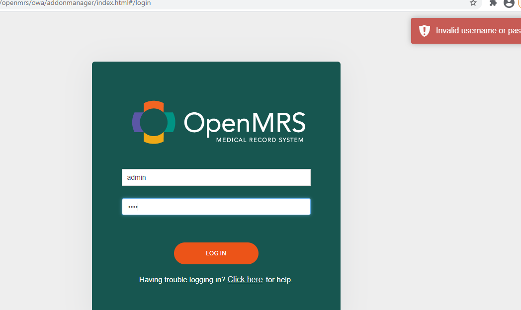 The admin user has all the privileges. Shot of the login page of a website  - ALL